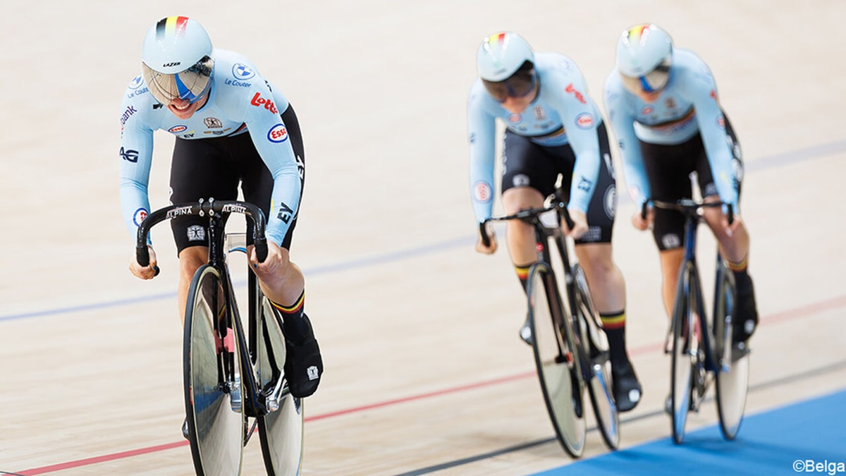 LIVE WK baanwielrennen: Vrouwen sneuvelen ondanks Belgisch record in kwalificaties teamsprint, mannen moeten afwachten