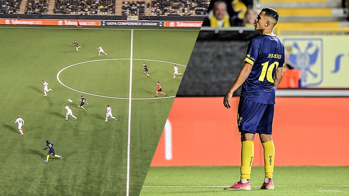 Spektakelstukje op Stayen: met wereldgoal vanaf de middellijn viert STVV geslaagd Europees debuut tegen Iberia