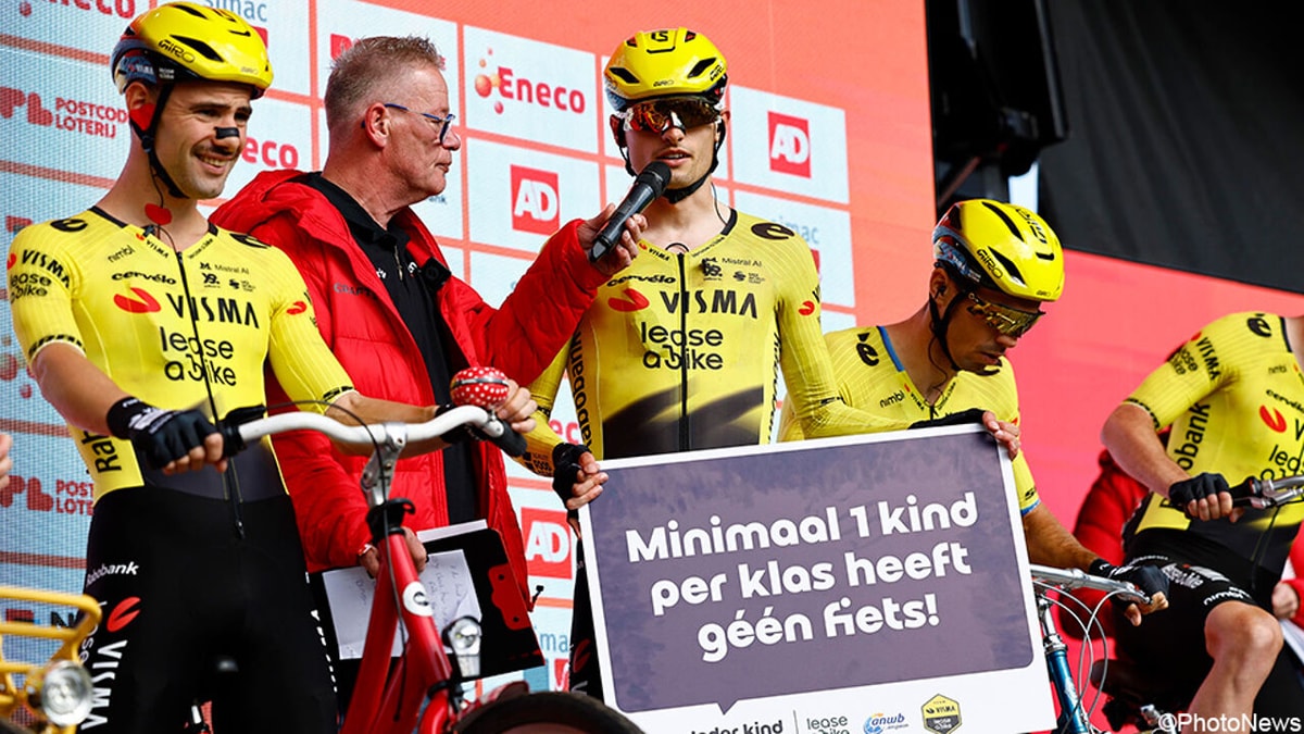 Mooie geste: Victor Campenaerts en ploegmaats schenken prijzengeld van Eneco Tour aan goed doel