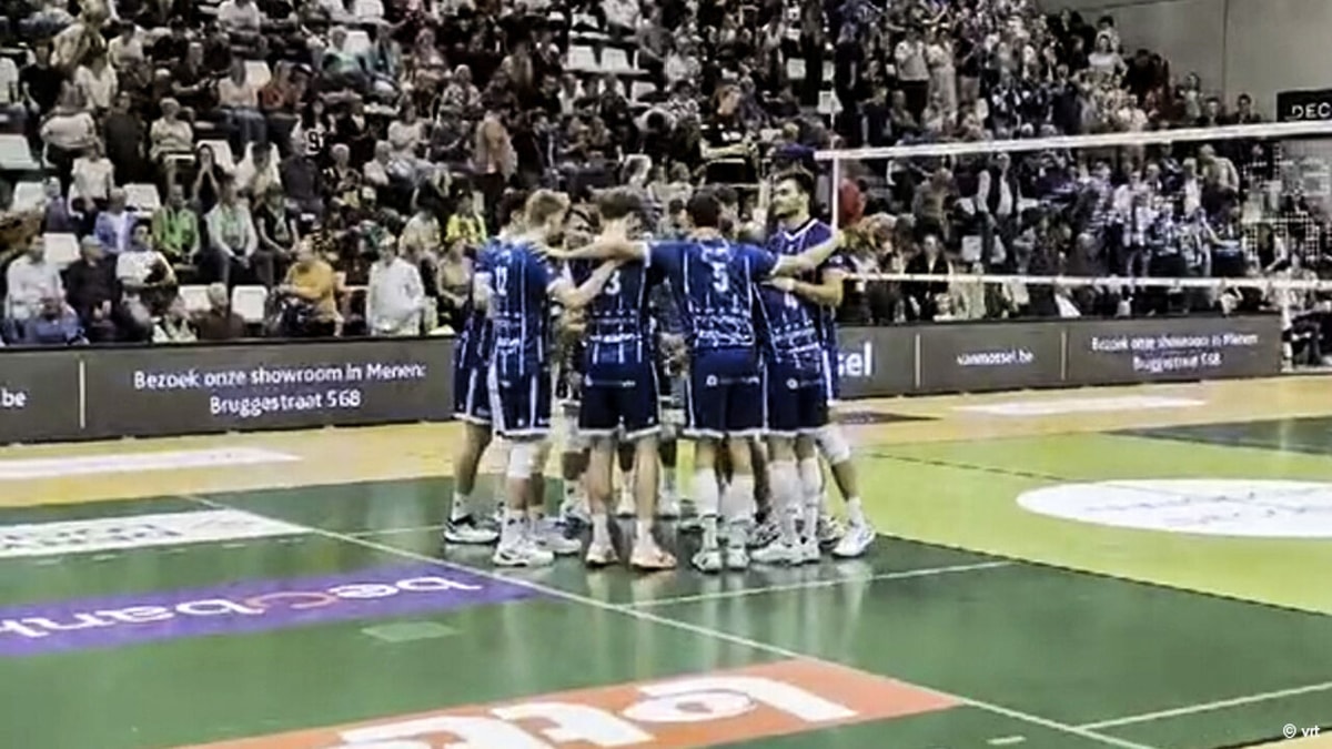Ace van ex-aanvoerder was de doodsteek: Menen duelleert met Roeselare, maar verliest seizoenopener in 4 sets