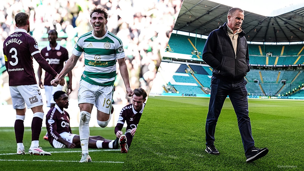 Deel van Hearts-fans verliet stadion al voor rust: Wouter Vrancken ziet genadeloos Celtic 7 goals in zijn mandje leggen
