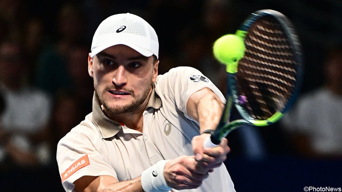 Veerkrachtige Raphaël Collignon zet scheve situatie recht en verwent het Belgische tennispubliek