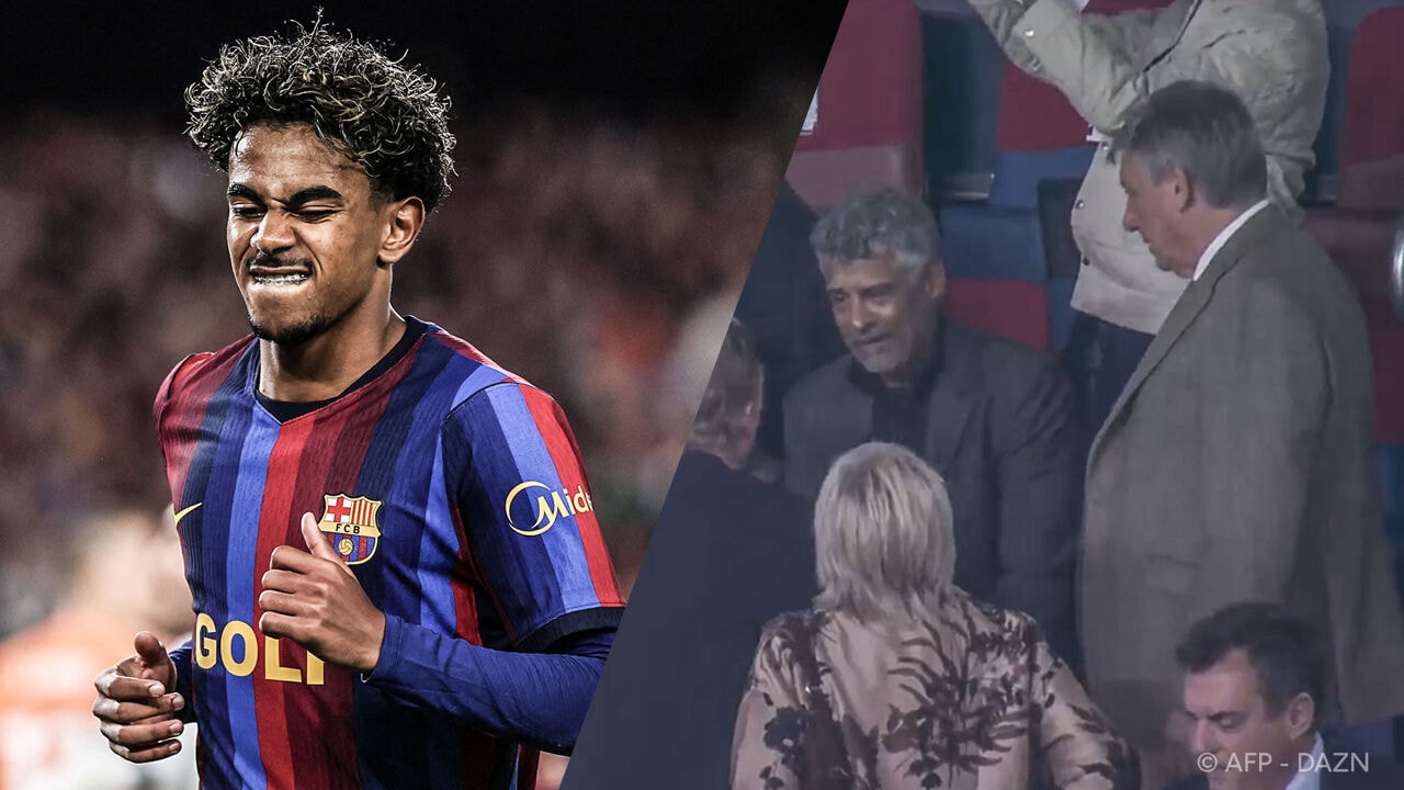 Van de Wetstraat naar de Clasico: Jan Jambon naast Koeman en Rijkaard in eretribune Barcelona