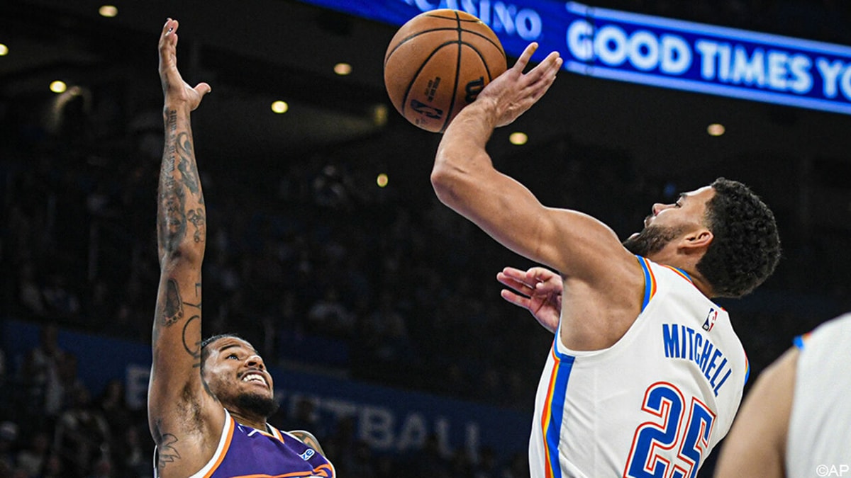Net als ploeg hem nodig heeft: Ajay Mitchell imponeert met record van 30 punten bij door blessures geplaagd OKC