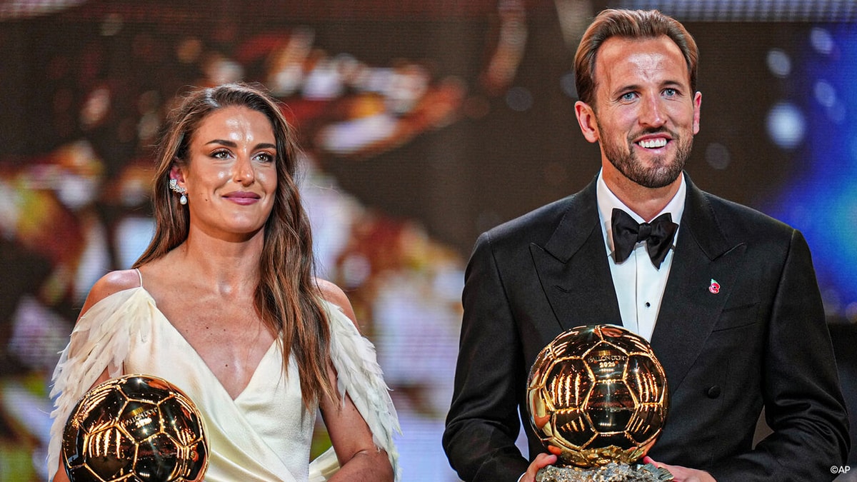 Harry Kane bekroont gouden jaar met Ballon d’Or, Alèxia Putellas vervolledigt haar hattrick