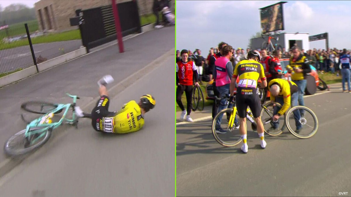 Valpartijen, materiaalpech, corona en nu ... de verlossing! Eindelijk valt Roubaix-puzzel goed voor Wout van Aert