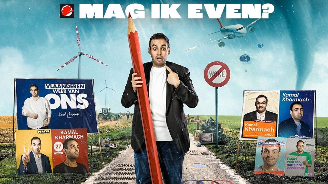 Kamal Kharmach brengt vanavond nieuwe eindejaarsconference op VRT1: "Ik word alleen maar strenger voor politici"