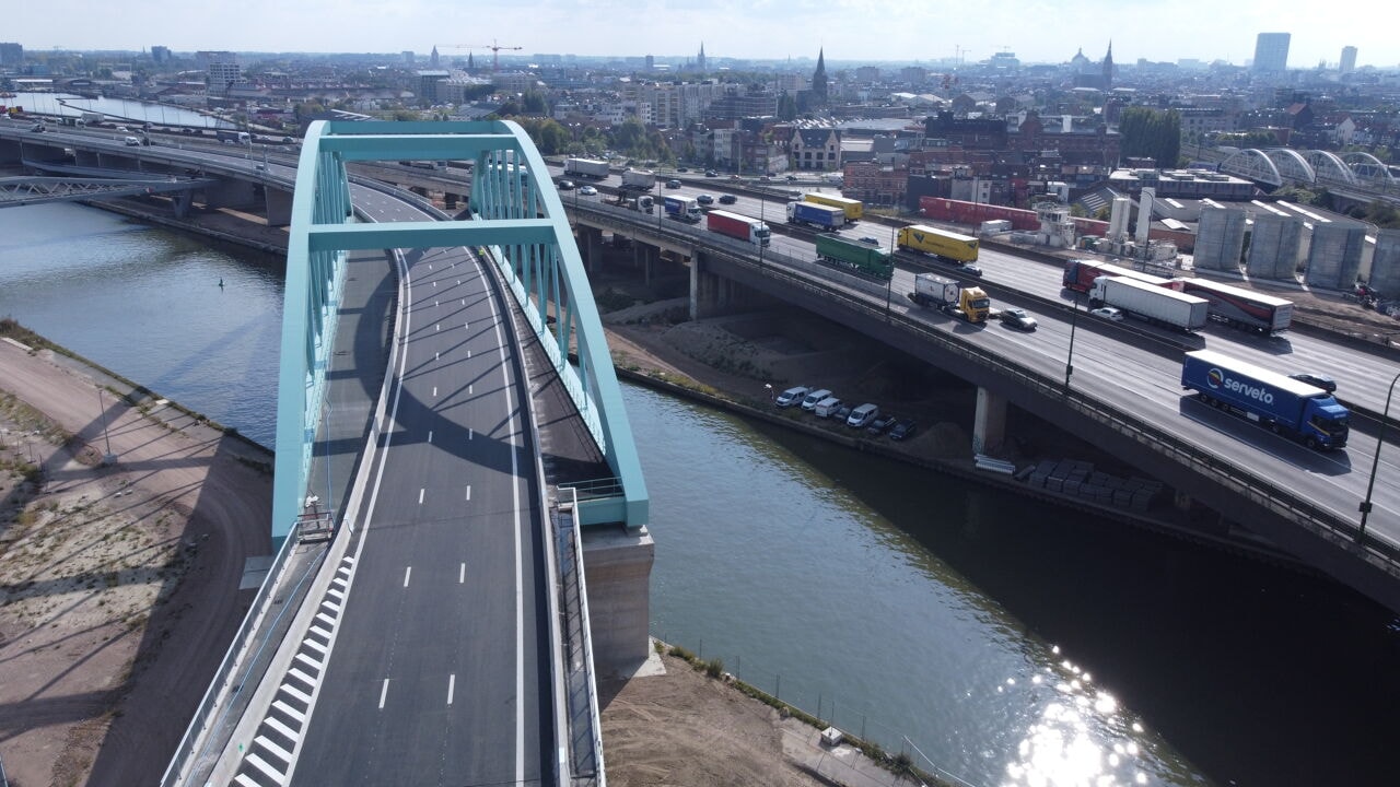 Geen trajectcontrole op tijdelijke snelweg (bypass) naast Antwerpse ring