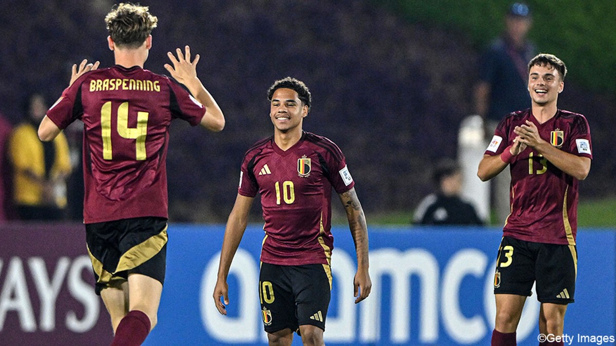 Belgische U17 winnen met stevige 7-0 van Fiji en nemen nu al optie op volgende ronde