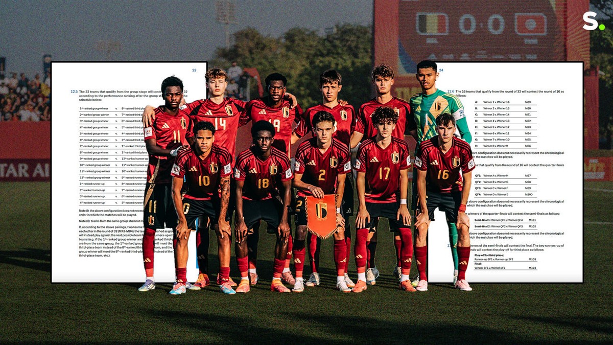 De twee A4'tjes die nu cruciaal worden voor de WK-droom van de Belgische U17: "Misschien zitten we niet goed"