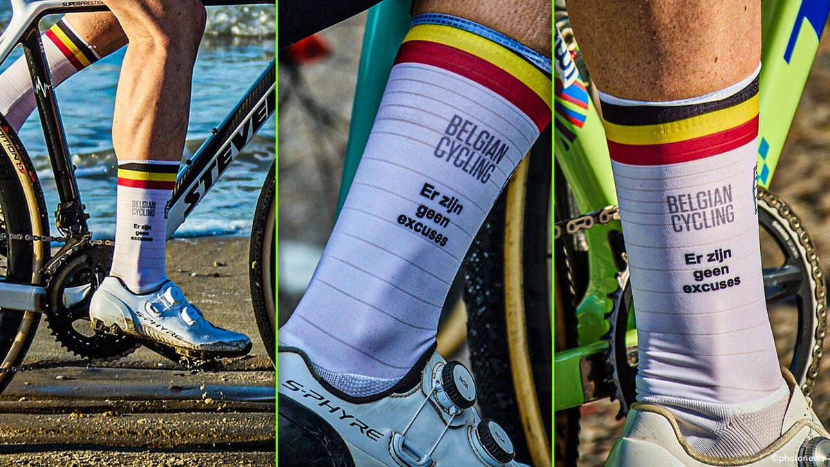 "Er zijn geen excuses": waarom reden Belgische veldrijders met opvallende boodschap op sokken rond?