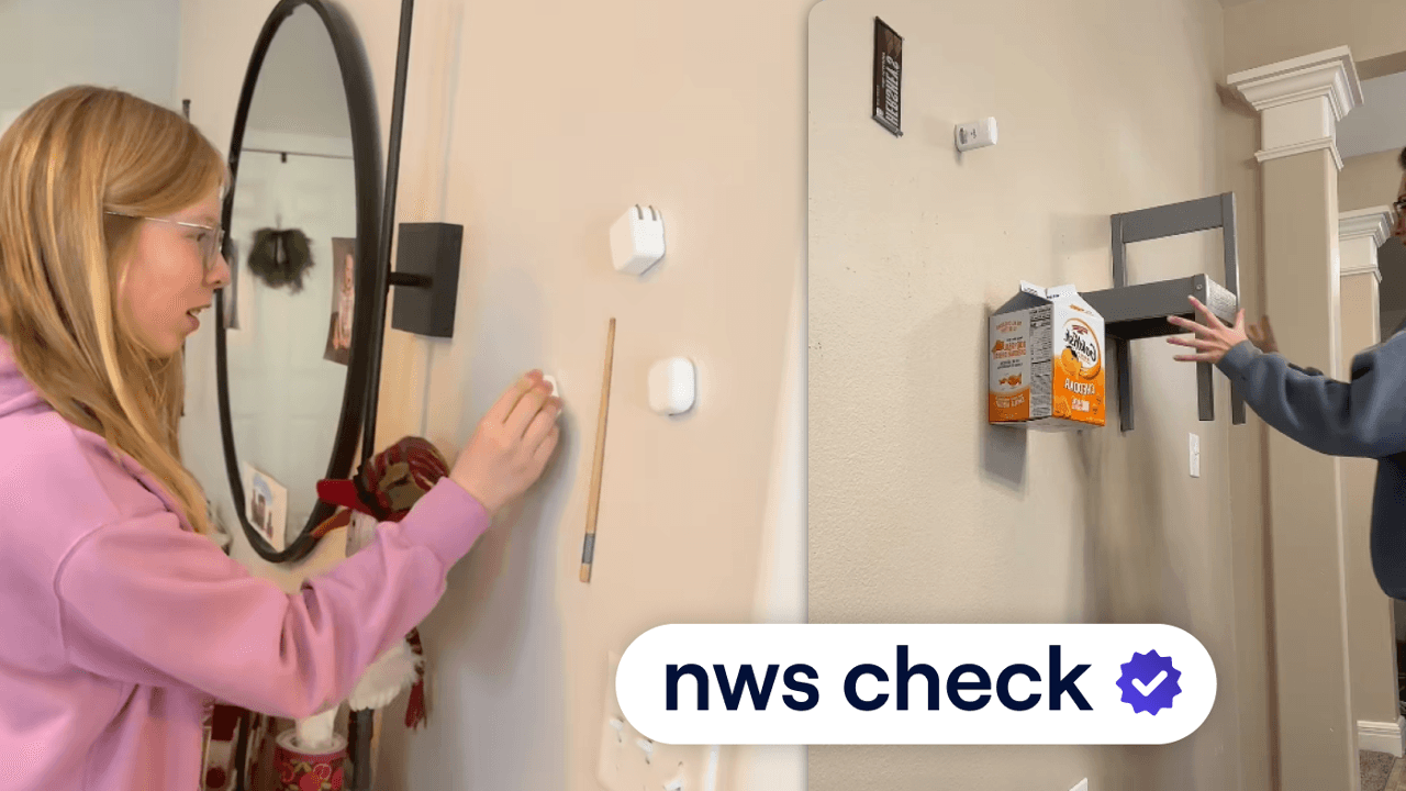 TikTok-trend van objecten die aan muren "kleven": fysici verklaren fenomeen door verf