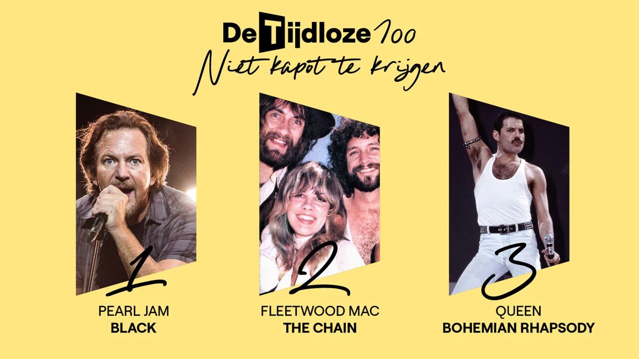 Pearl Jam voor 9de (!) keer op 1 in Tijdloze 100, ook opmerkelijke opmars van Oasis, Black Sabbath en... The Goo Goo Dolls