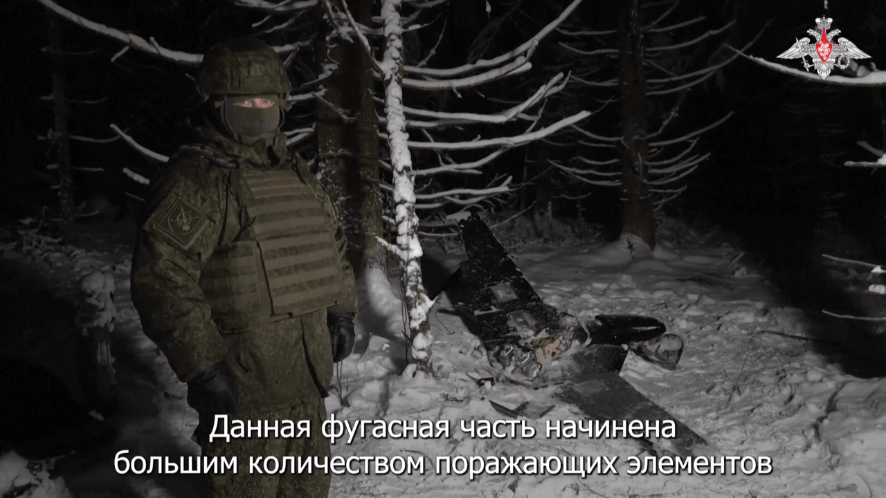 Rusland levert "bewijs" voor aanval op buitenverblijf Poetin: beelden van drone in sneeuw en kaart met vluchtroutes