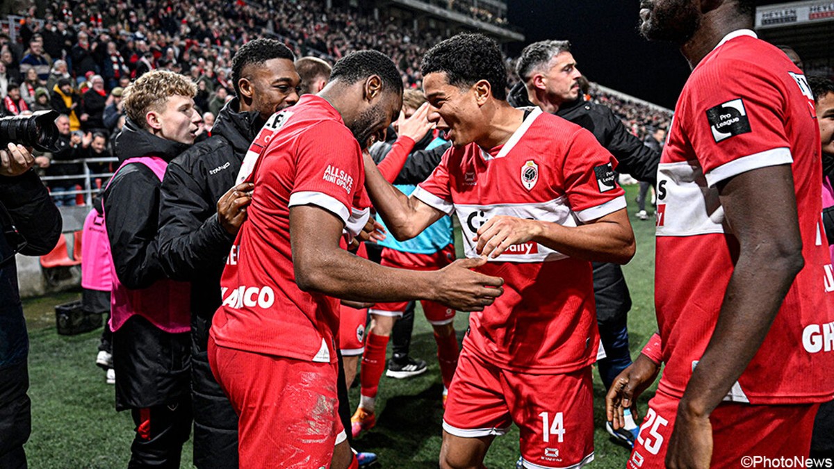 Gyrano Kerk werpt zich diep in verlengingen op als grote bevrijder van Antwerp tegen La Louvière
