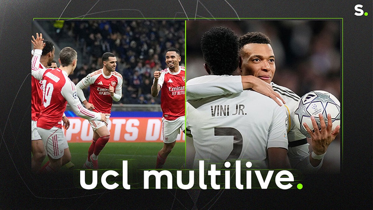 CL-Multilive: Trossard zorgt met assist voor nieuwe voorsprong Arsenal! Mbappé verdubbelt voorsprong voor Real