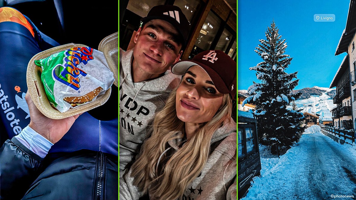 De WK-roes van Mathieu van der Poel: zondag vieren met een Bicky Burger, maandag al op de skilatten in Italië