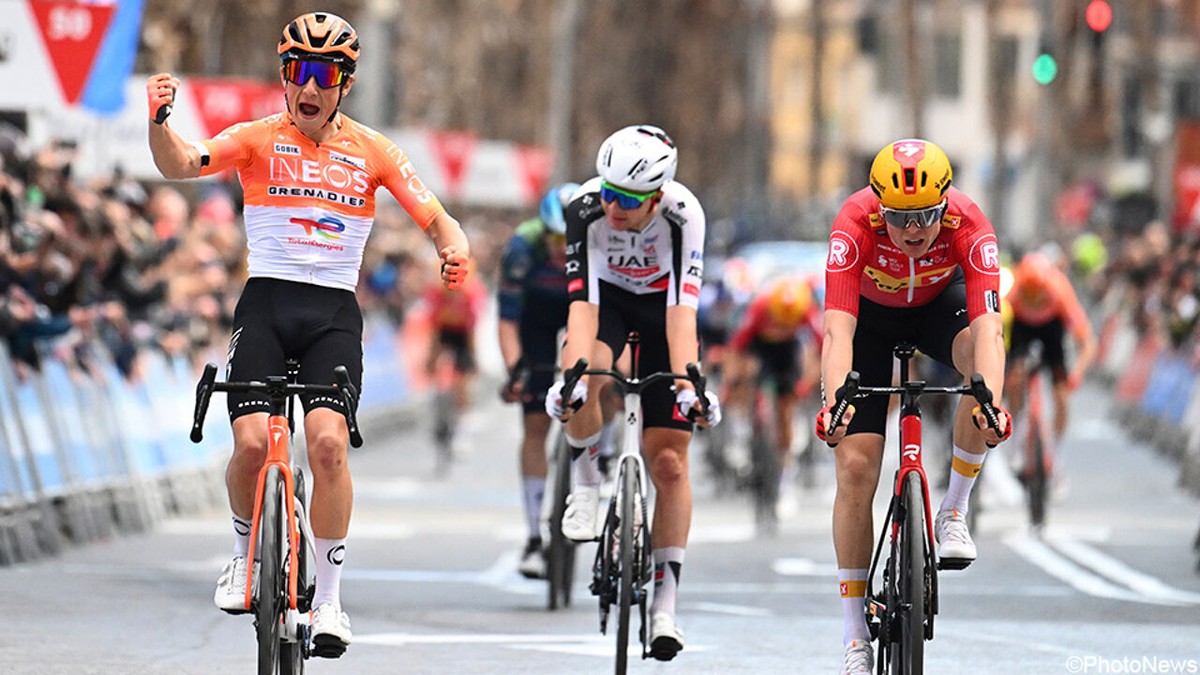 Geen nieuwe Belgische zege in Valencia: Florian Vermeersch laat zich in sprintje ringeloren door Amerikaan August