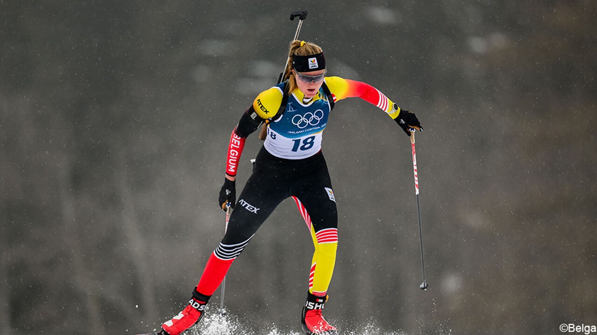 Opnieuw geen Belgische biatlonuitschieter: Maya Cloetens (37e) en Lotte Lie (47e) finishen in verre achtergrond