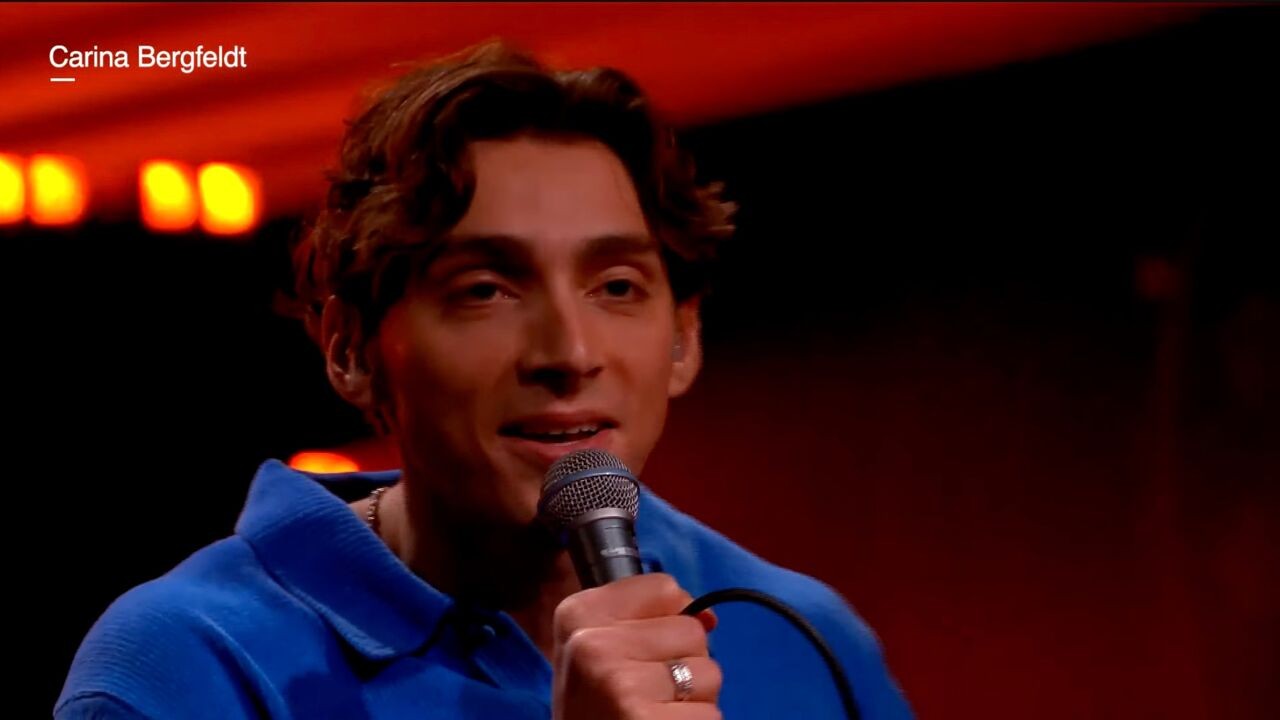 Van polsstokspringen naar muziek: wereldrecordhouder Mondo Duplantis verrast met eerste live-optreden als zanger