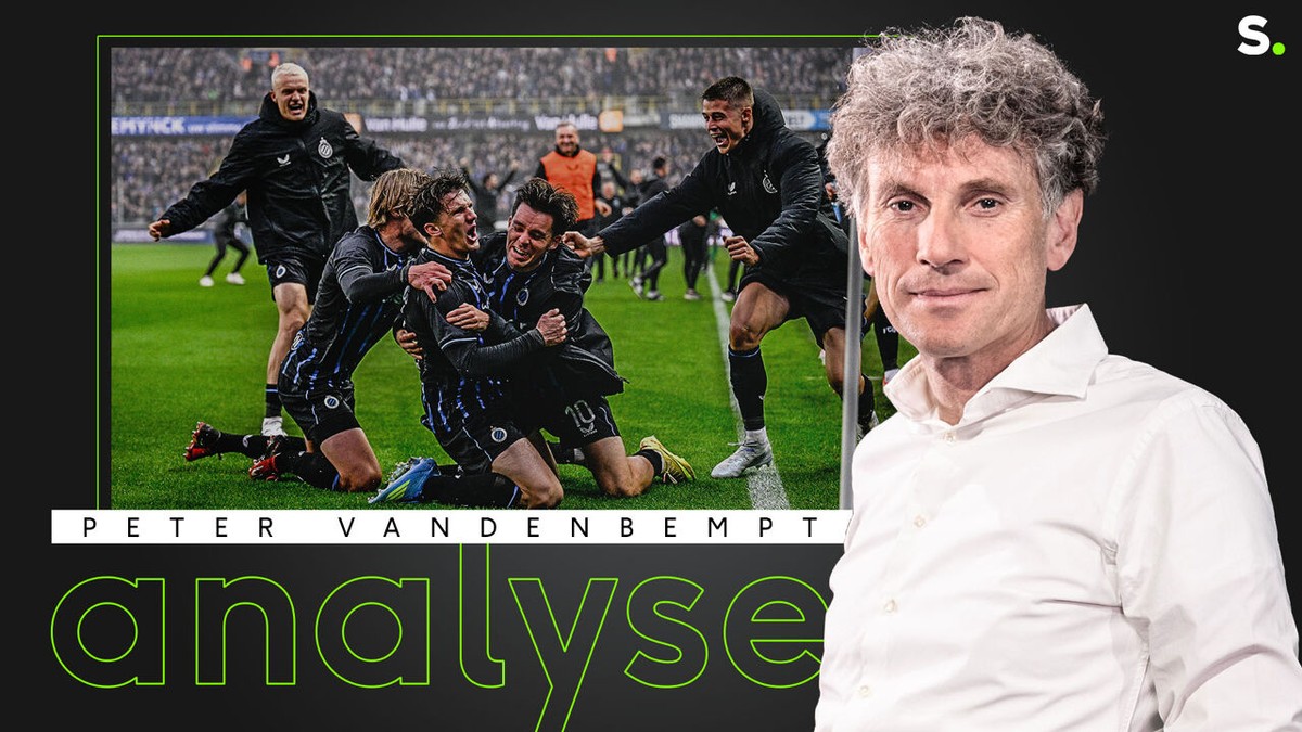 "Een ode aan positief en spectaculair voetbal": Peter Vandenbempt looft "geweldige knal" van Club Brugge in de titelstrijd