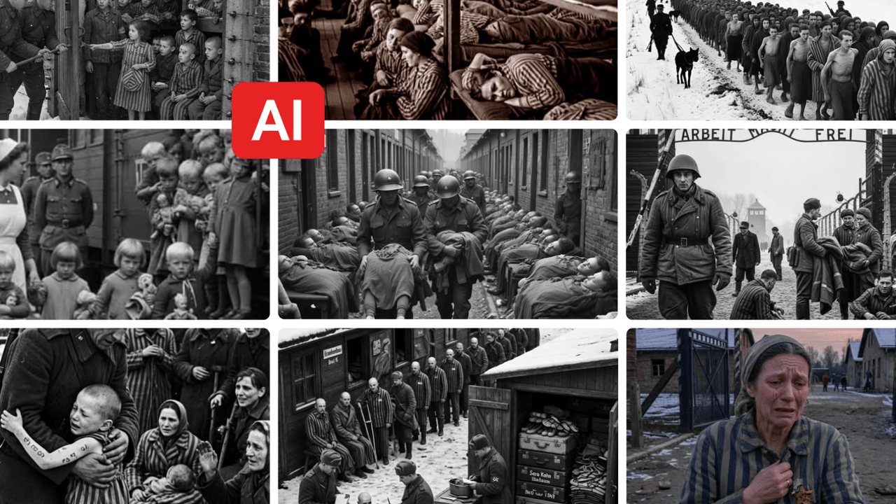 Valse beelden van Holocaust overspoelen sociale media: "Kans dat geschiedenis fundamenteel wordt herschreven"