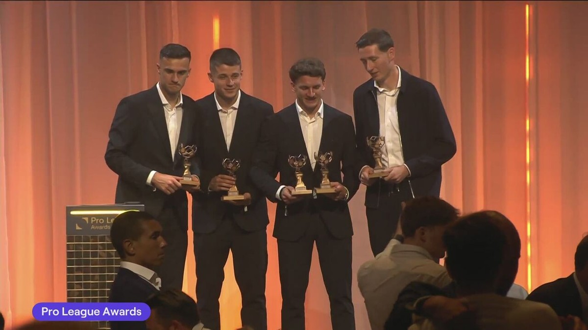 Tzolis en Reynders grijpen de hoofdprijzen op de Pro League Awards