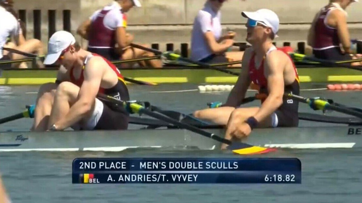 Belgische roeiers nemen zilver en brons mee van Wereldbekermanche in Sevilla