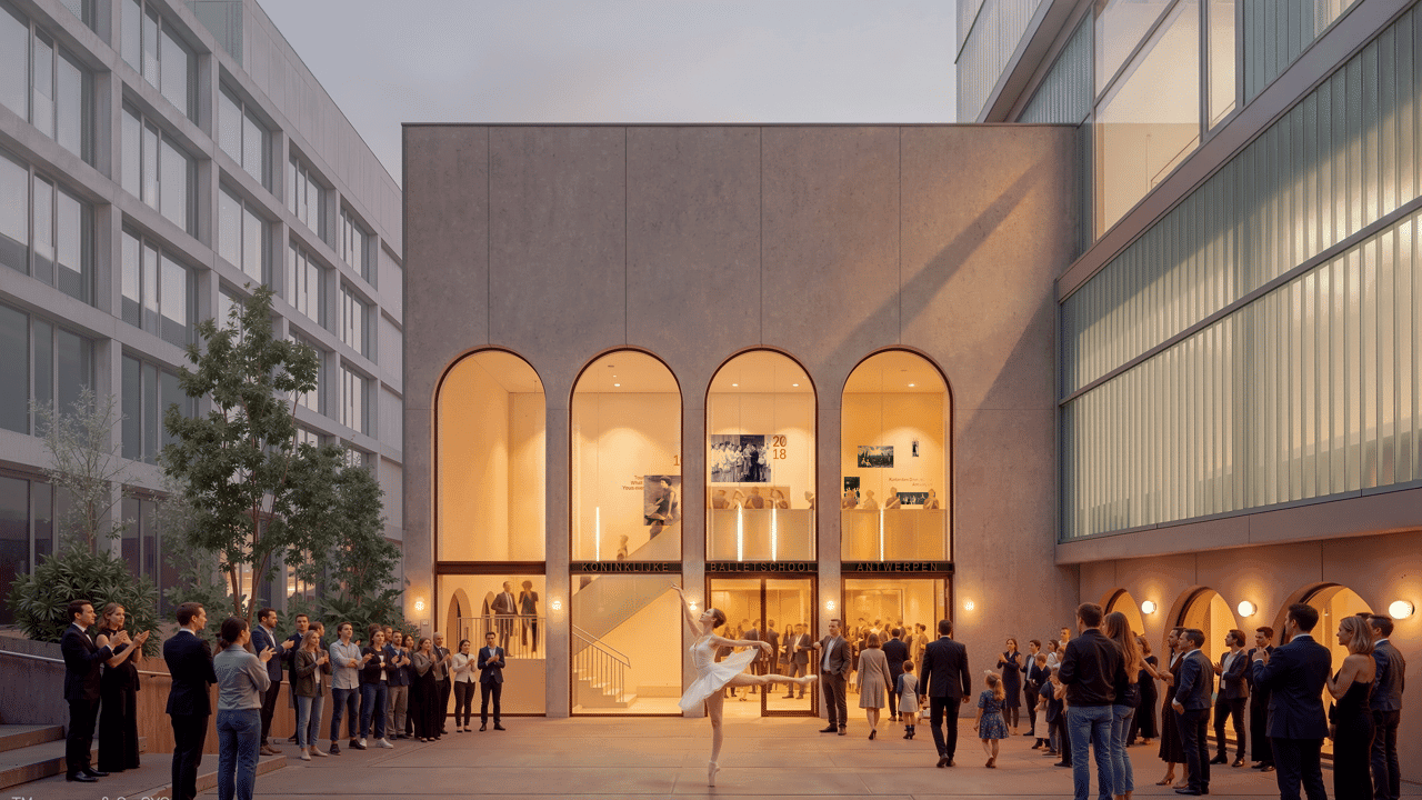 Antwerpse balletschool krijgt gloednieuw gebouw tegen 2031: "Willen dubbel zoveel leerlingen aantrekken"