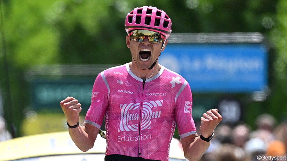 Vluchter Alex Baudin beleeft zijn mooiste dag op de fiets, Ramses Debruyne wordt 2e in openingsrit Auvergne
