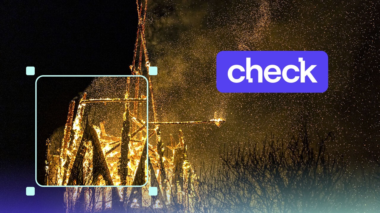 Terug van nooit weggeweest: beelden van kerken die zogezegd in brand gestoken zijn door moslims