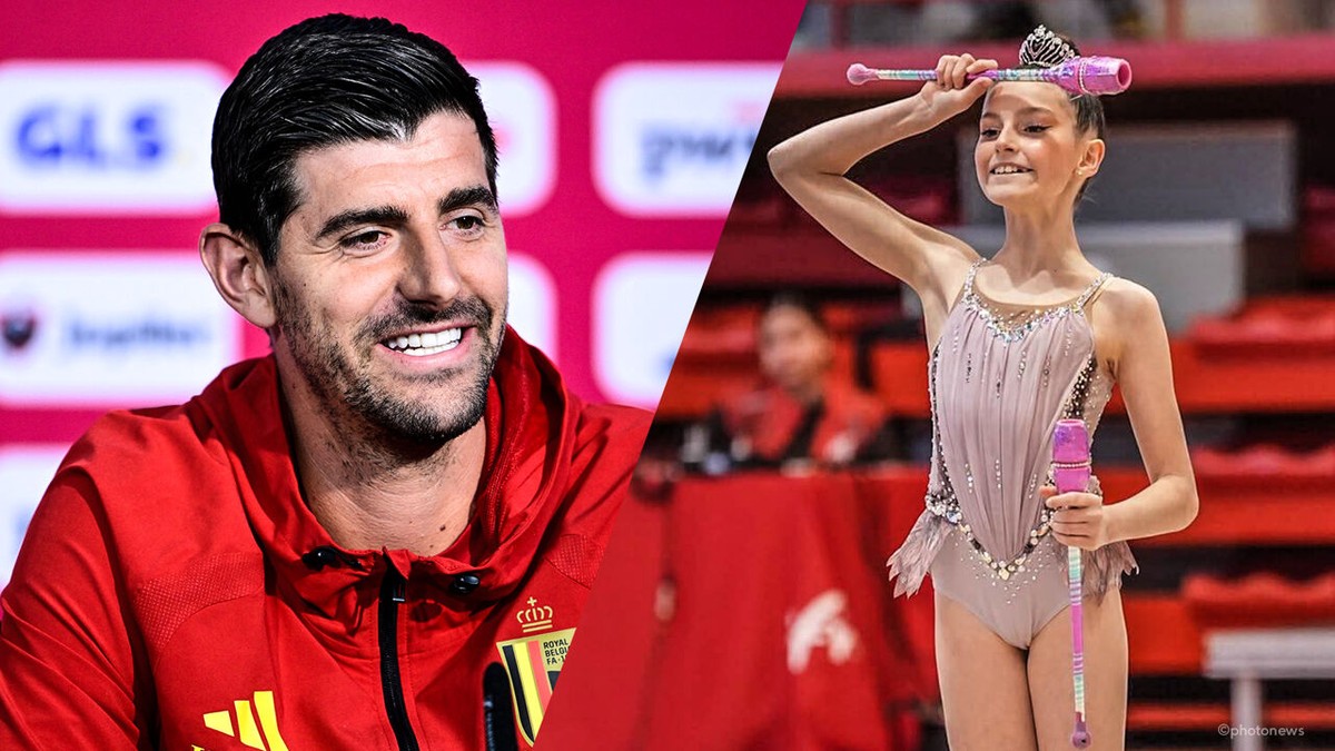 "Ze droomt van de Olympische Spelen": Thibaut Courtois trots op dochter, die "bijna meer traint dan wij"