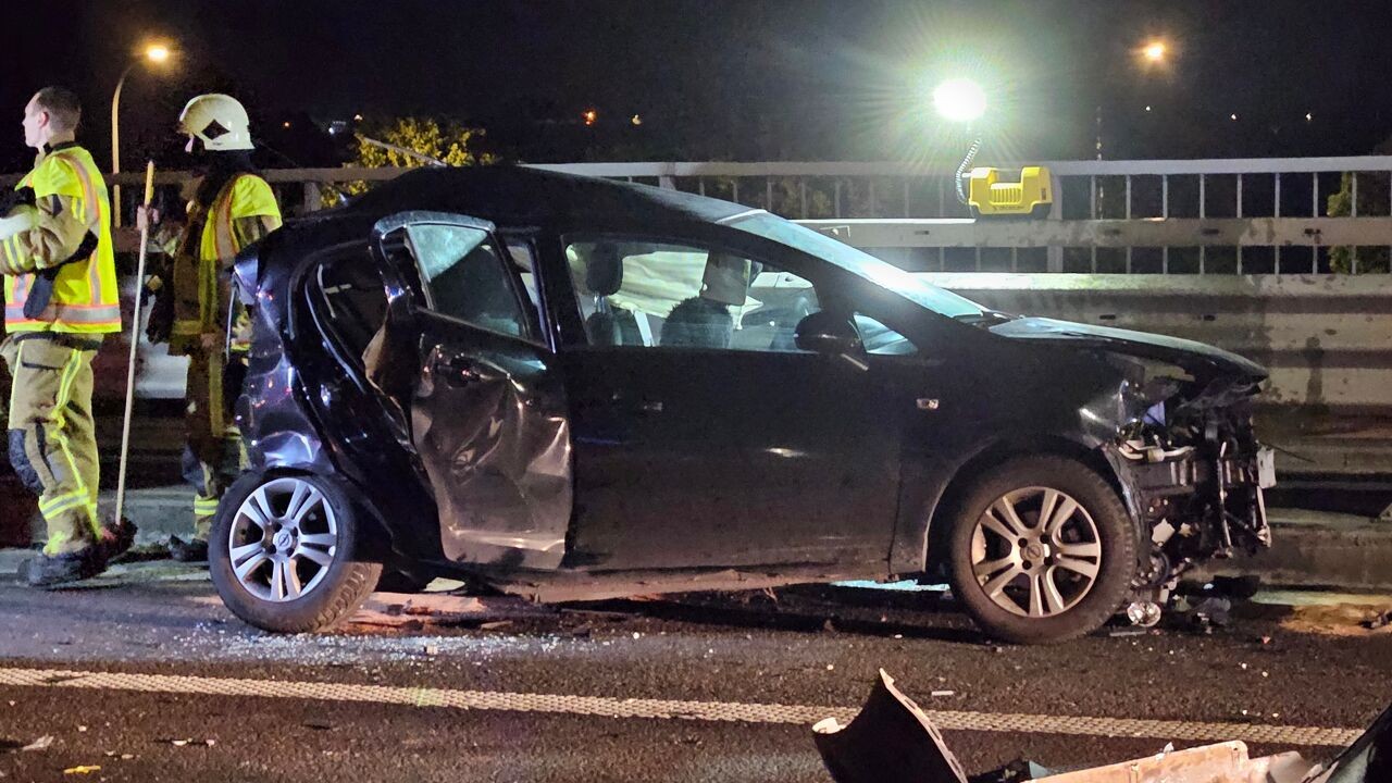 Nachtelijk ongeval op E403 in Kachtem: 6 gewonden, onder wie 2 in levensgevaar