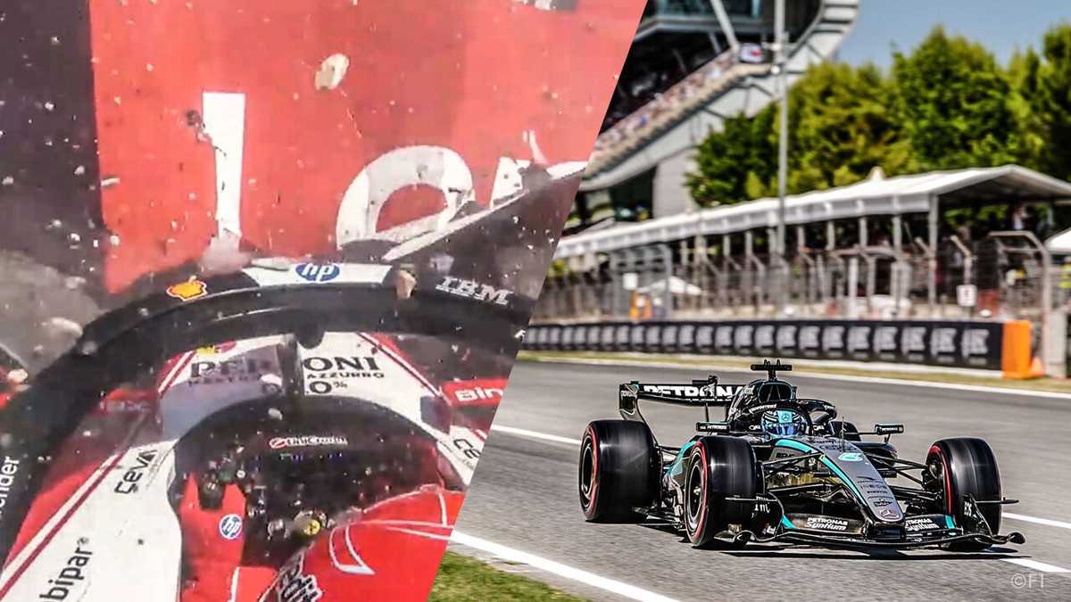 Mercedes blijft oppermachtig: George Russell houdt in Barcelona perfect polerapport in stand, Charles Leclerc crasht opnieuw