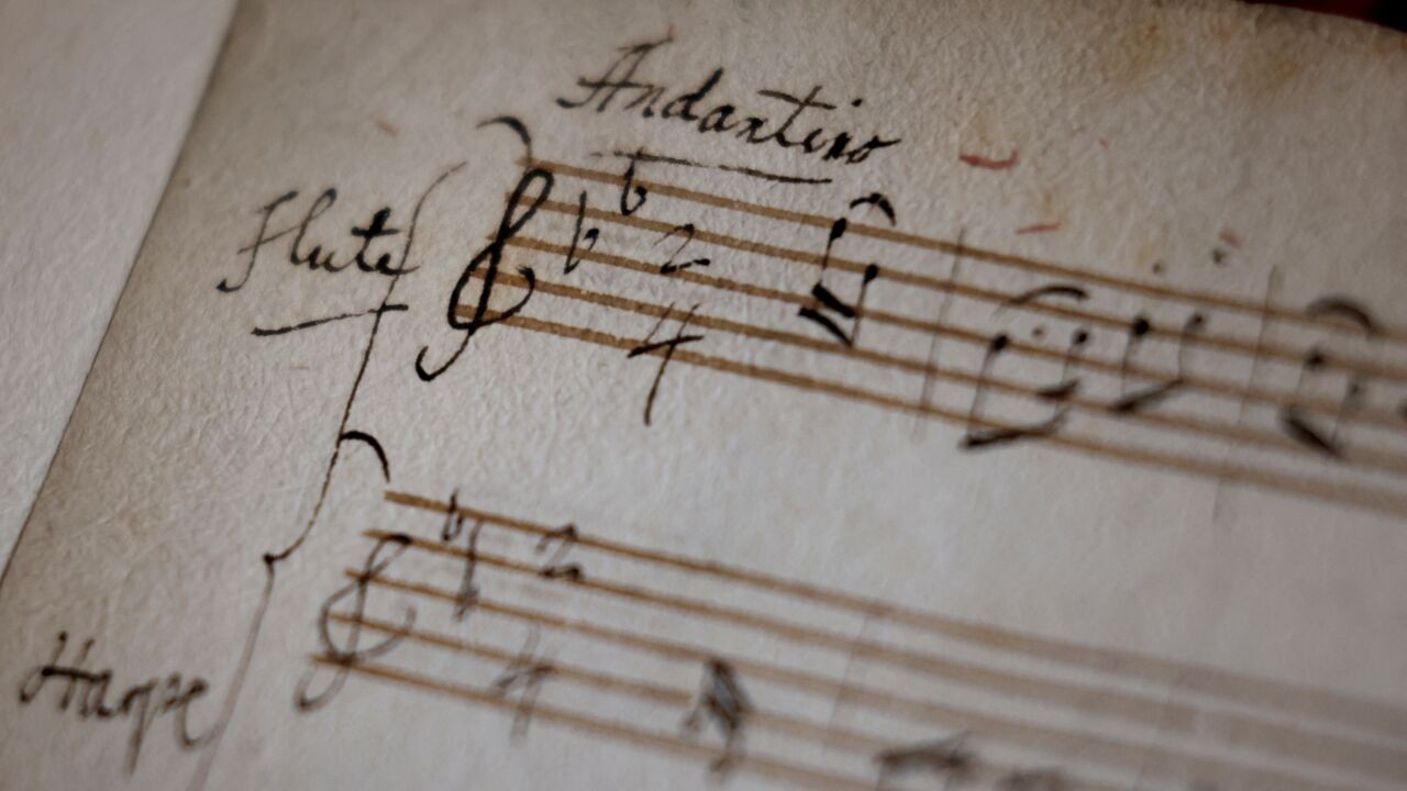 Onbekend schrift van Mozart ontdekt in bibliotheek in Parijs