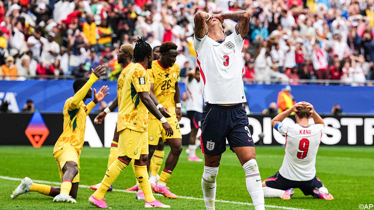 Kane kan tóch missen: Engelse topschutter knalt enige kans over in besluiteloze puntendeling met Ghana