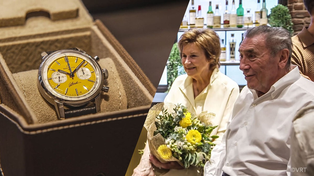 Eddy Merckx geeft positieve update bij onthulling eigen horloge: "Hoop binnenkort weer te fietsen"