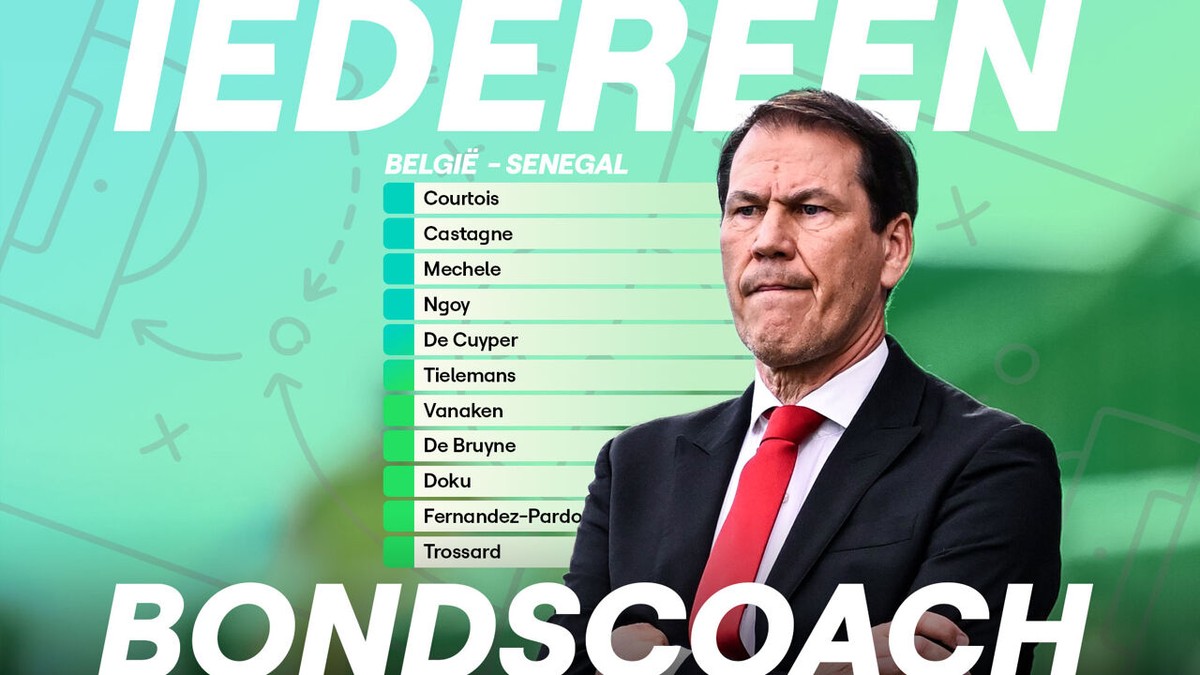 Iedereen Bondscoach: Sporza-surfer wijzigt Belgisch basiselftal op twee plekken tegen Senegal