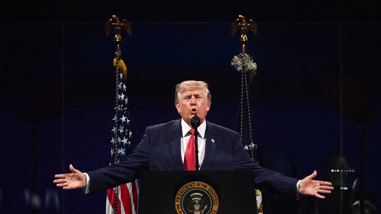 Trump richt pijlen op politieke tegenstanders in toespraak voor 250 jaar VS: "Communisme is een kanker"