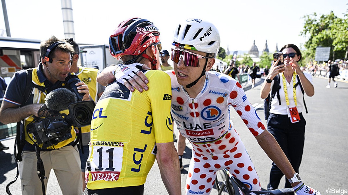 De klassementen na de 2e etappe: Vingegaard blijft op kop, Evenepoel schuift door naar de 3e plaats