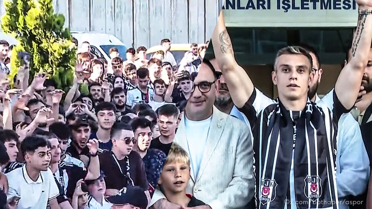 Mensenmassa stond hem al op te wachten: Leandro Trossard komt aan in Istanbul en maakt Besiktas-fans meteen gek met dansje