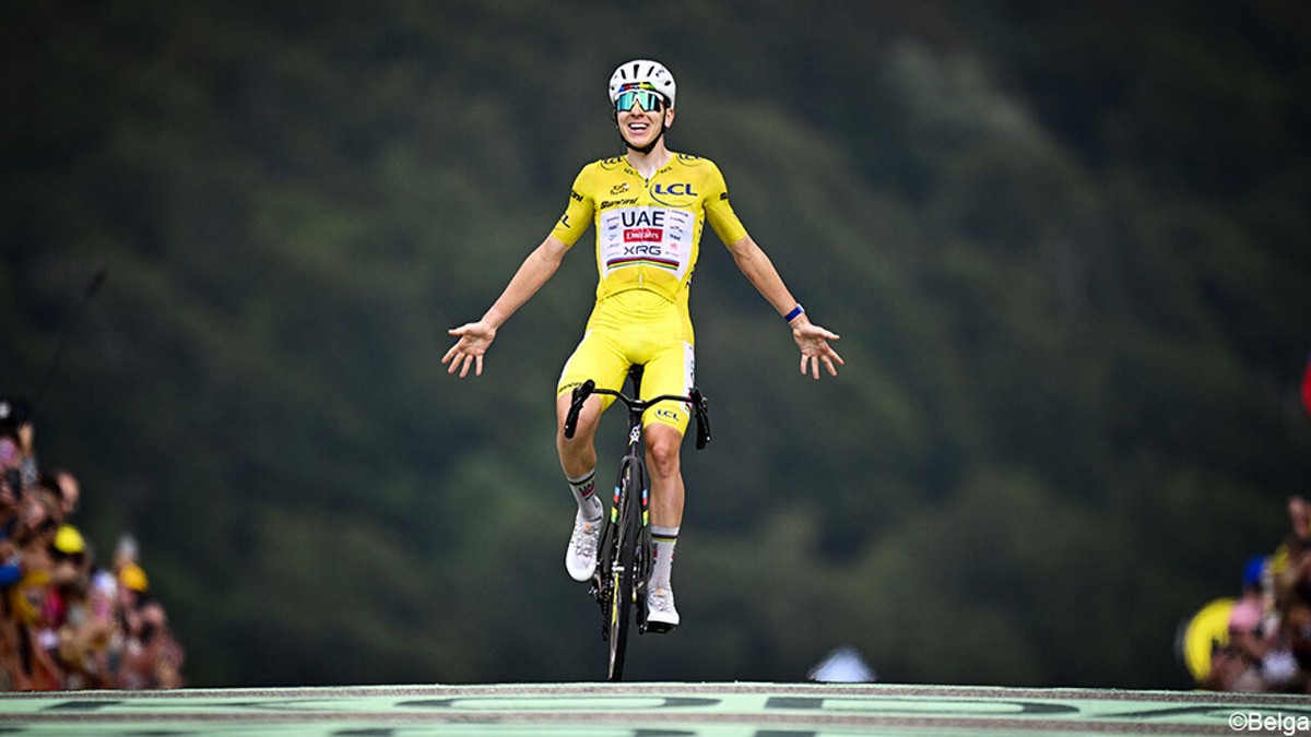 Tadej Pogacar laat geen kruimel liggen en boekt vierde ritzege in de Vogezen, Remco Evenepoel herpakt zich en verliest 48 seconden