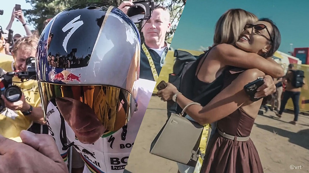 "Hebben jullie geen tv?": leuk momentje toont hoe Evenepoel ontknoping (dankzij Sporza) beleefde, ook Oumi komt knuffelen