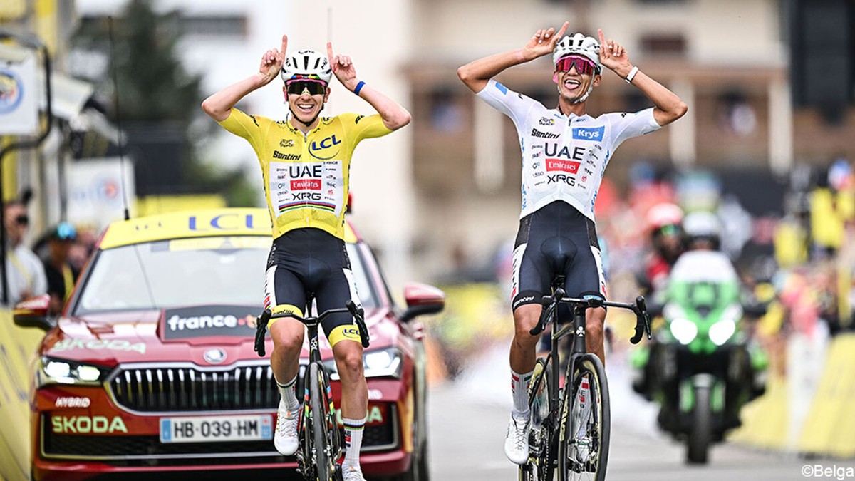 Sherpa Tadej Pogacar laat podiumplek van maatje primeren: "Ik besef nu hoe lastig het is om voor iemand te werken"