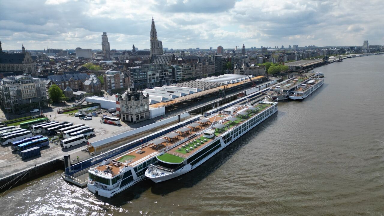 Meer last-minute aanvragen voor riviercruises naar Antwerpen door laag waterpeil op de Rijn