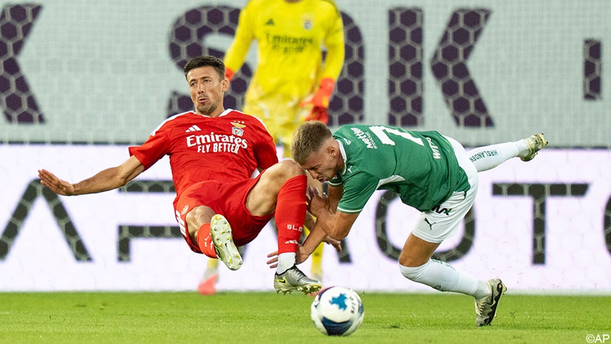 Benfica ontsnapt aan Europese blamage dankzij vierklapper van Griekse spits en assist van Dodi Lukebakio