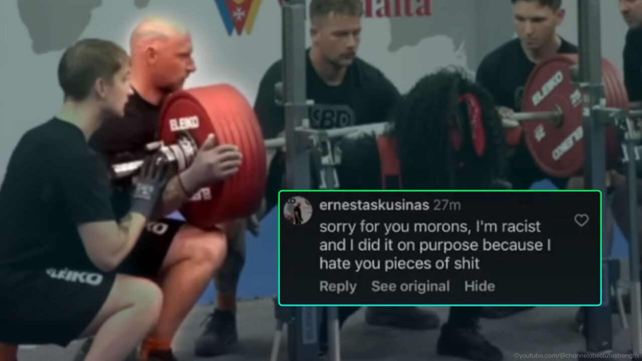 "Ik ben racist en deed het met opzet": powerlifter uit België ziet kans op wereldtitel verdampen door wrede sabotage