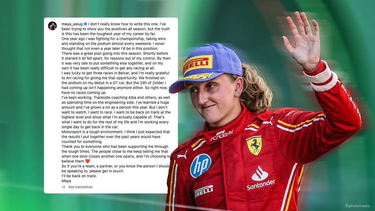 Vorig jaar bijna kampioene in F1 Academy, nu slaakt Belgische noodkreet rond toekomst: "Nooit gedacht dat ik hier zou belanden"