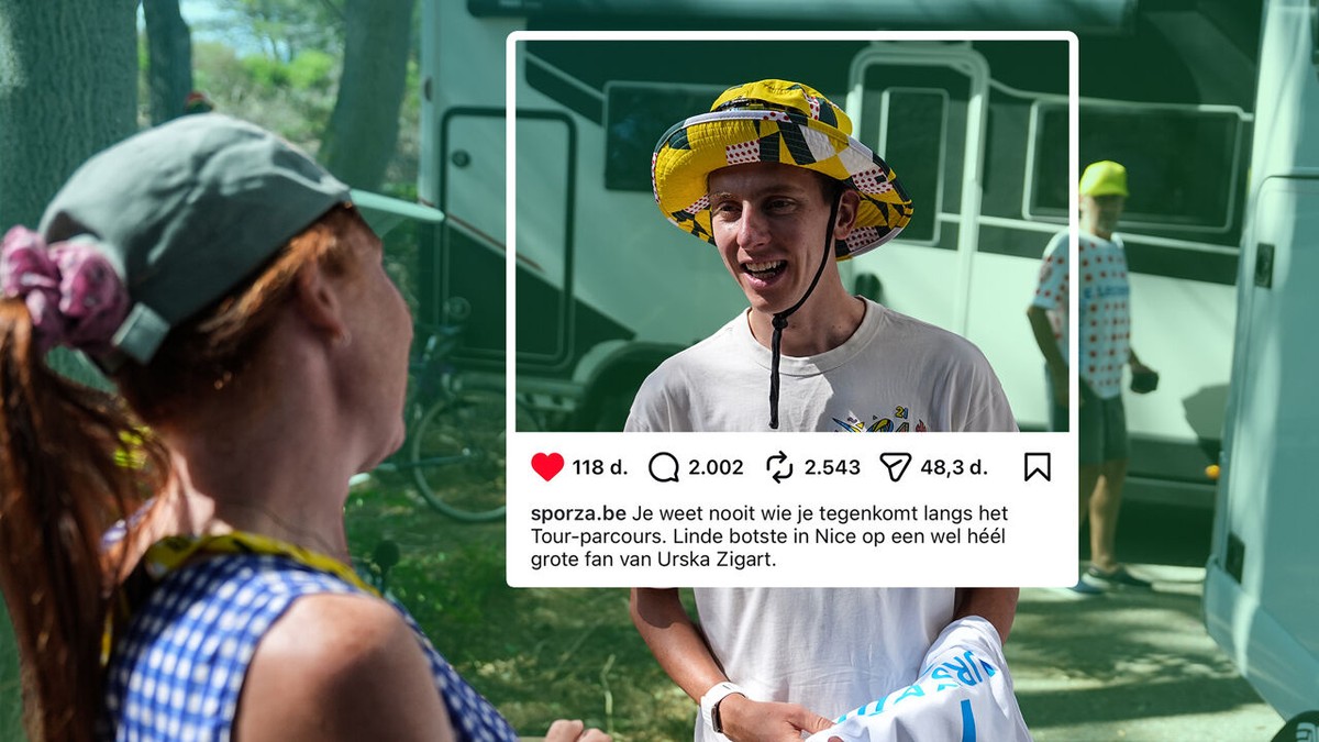 "Nooit gedacht dat het zou lukken": het verhaal achter de virale Sporza-video van Tadej Pogacar, die "de perfecte tegenspeler" was