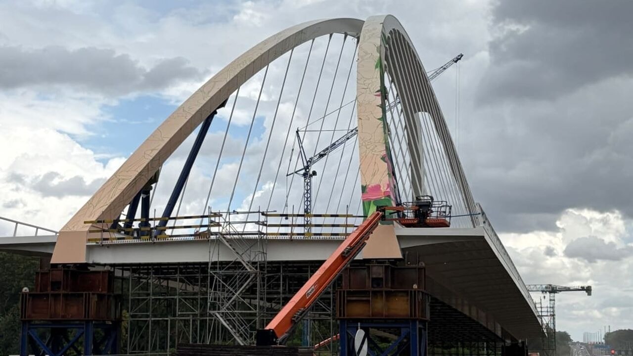 E40 bij Bertem vanavond en morgen dicht voor plaatsing van nieuwe boogbrug